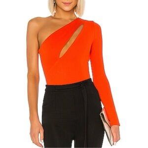 NWOT NBD Aaliyah One-Shoulder Bodysuit – Size S